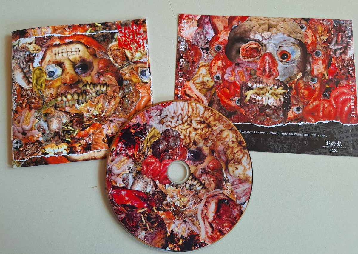 Septic Vomet - Real Life Insanity CD