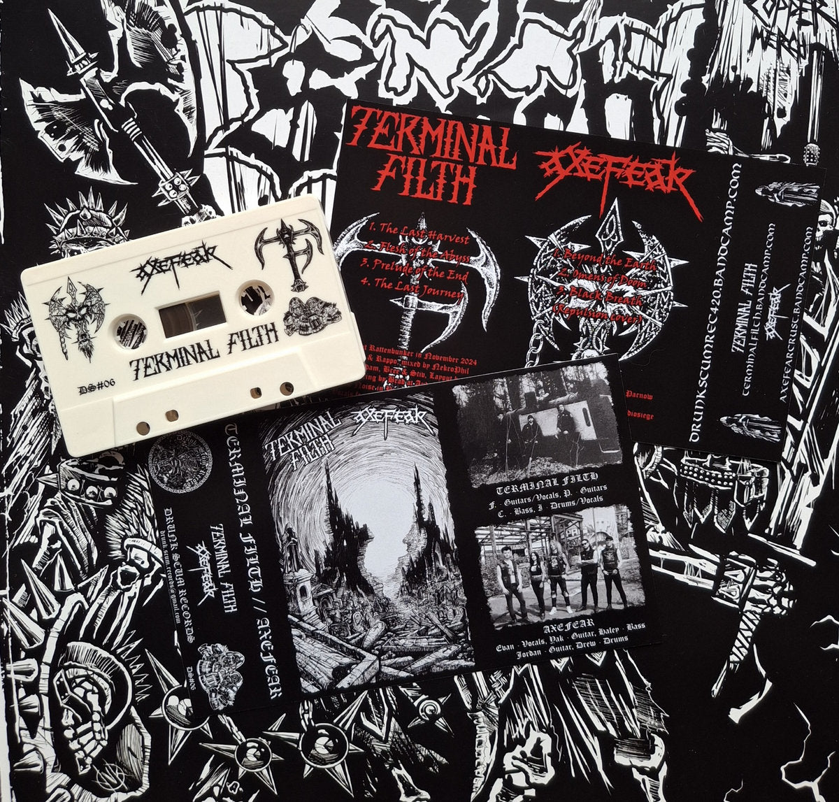 Terminal Filth/Axefear - Split MC