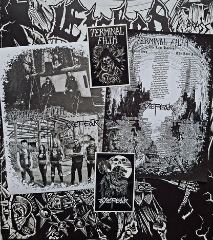 Terminal Filth/Axefear - Split MC