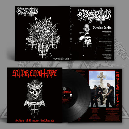 Supremative/Crucifixiation - Schism of Demonic Intolerance / Reveling In Sin LP