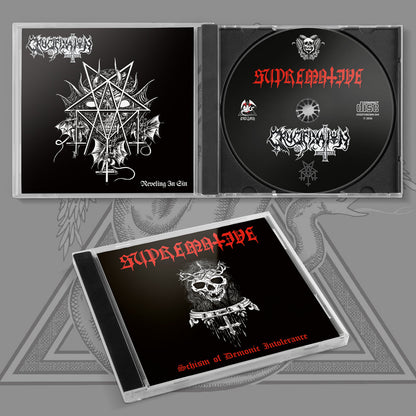 Supremative/Crucifixiation - Schism of Demonic Intolerance / Reveling In Sin CD