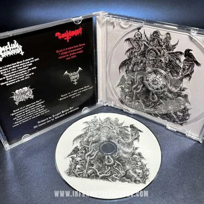 Bestial Possession/Goatslaught/Necrohammmer/Profanacion Sepulchral - Satanic Alliance of the Possessed Sepulchral Necrogoat CD