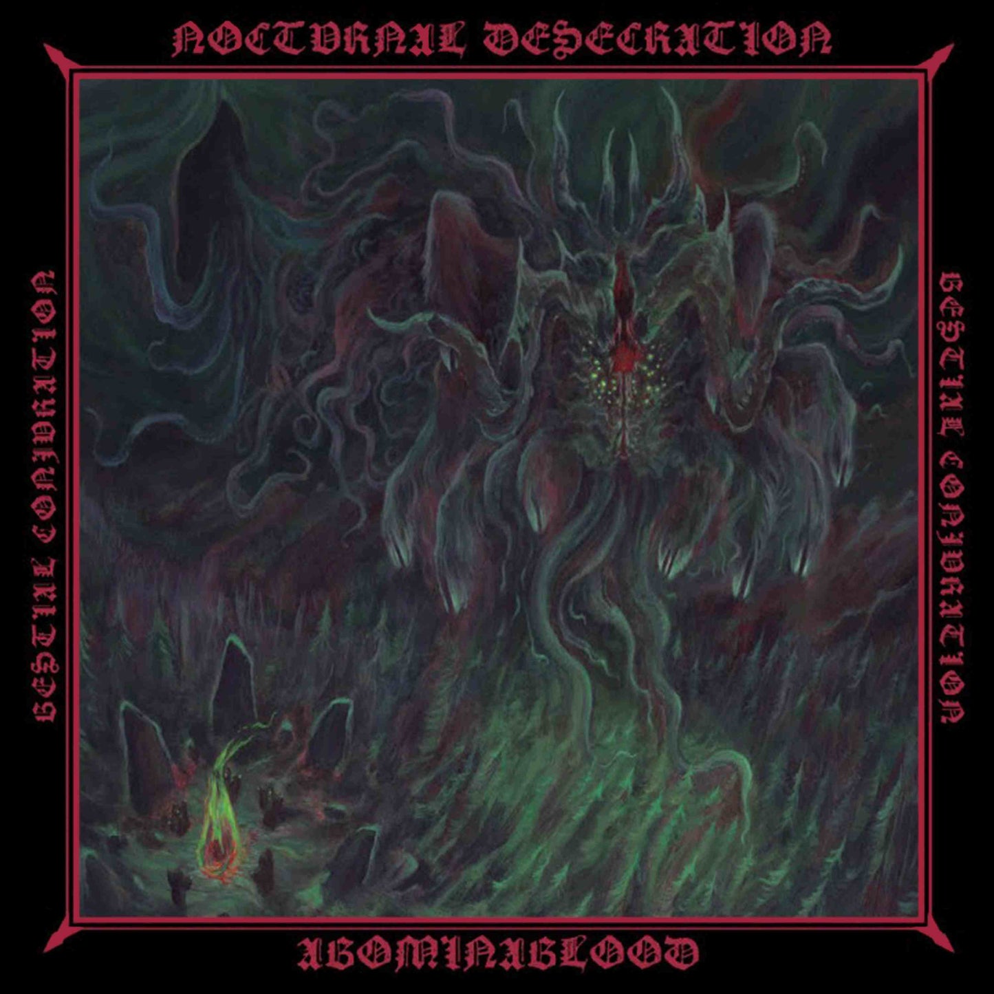 Abominablood/ Nocturnal Desecration - Bestial Conjuration CD