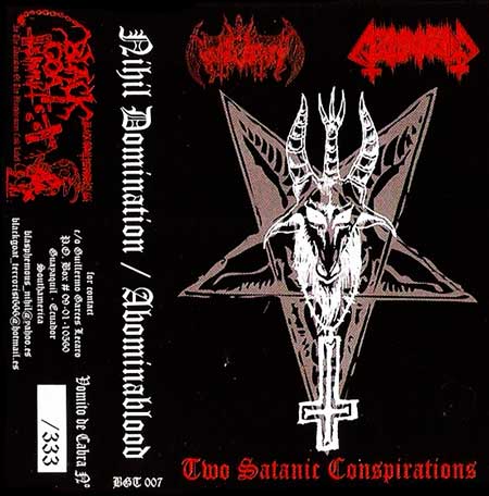 Abominablood/Nihil Domination - Two Satanic Conspirations MC