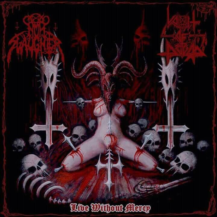 Vomit of Doom/Nunslaughter - Live Without Mercy CD