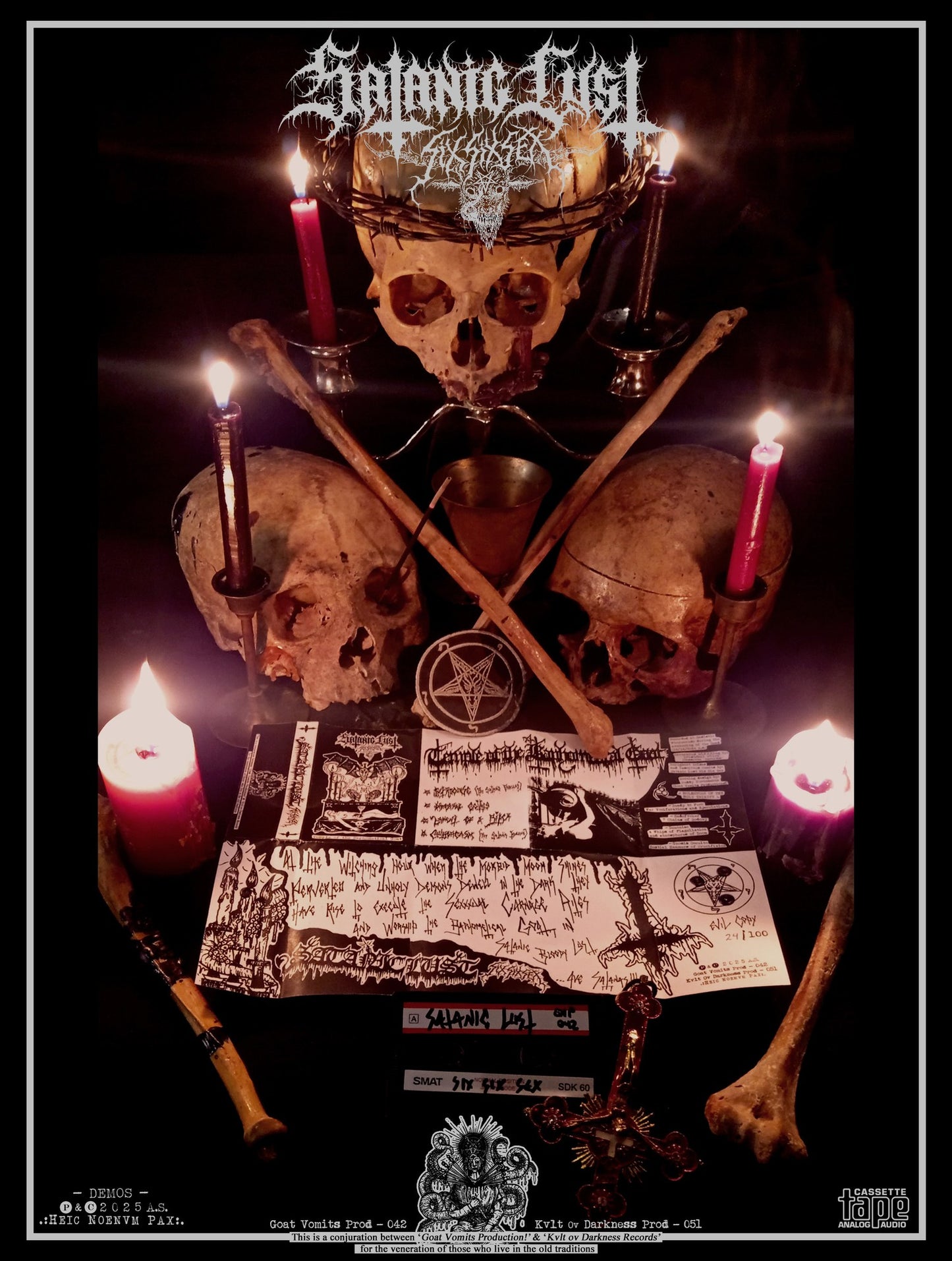 Satanic Lust Six Six Sex - Temple of the Baphometical Goat MC