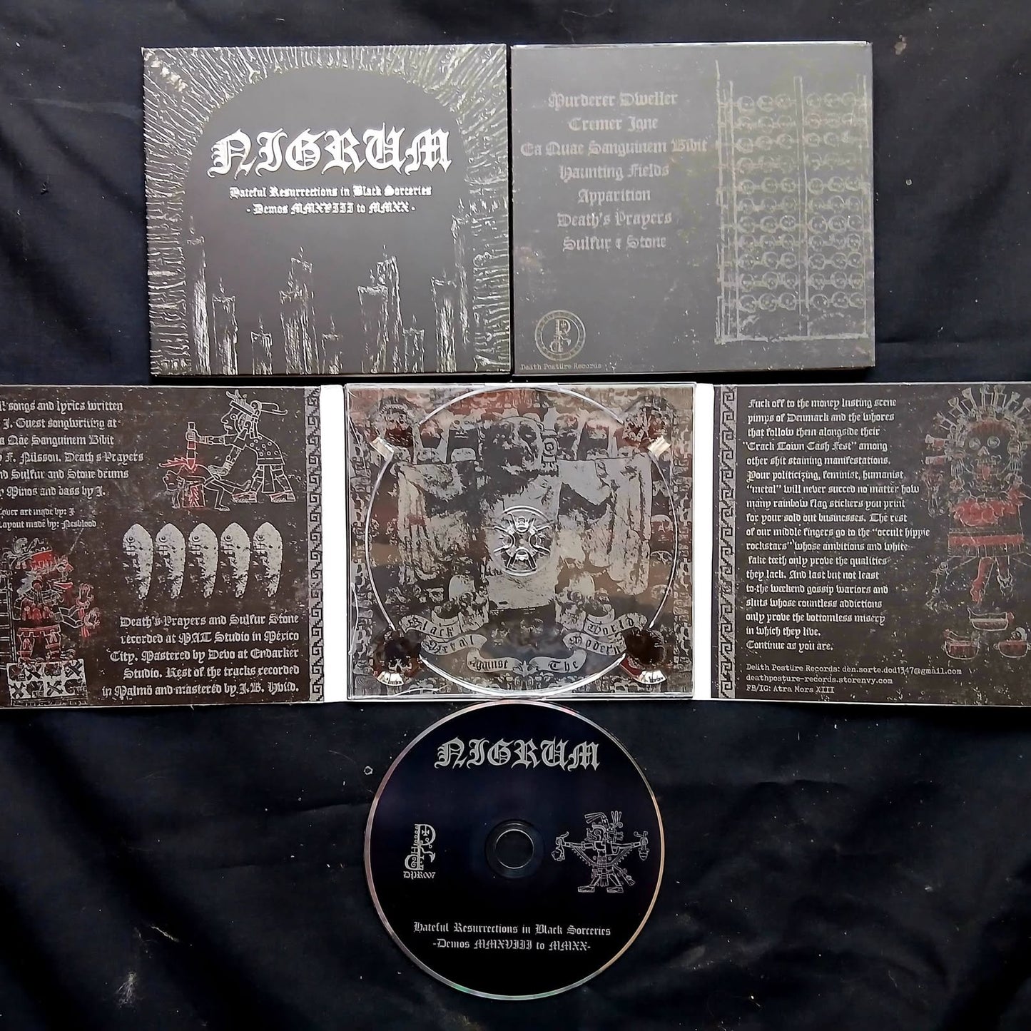 Nigrum - Hateful Resurrections in Black Sorceries (Demos MMXVIII to MMXX) CD