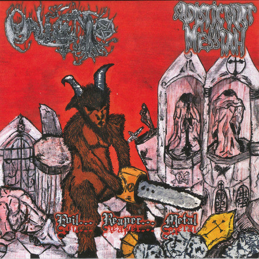 Sadistic Goatmessiah/Maligno – Evil... Reaper... Metal 7"