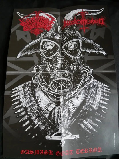 Uraniavore Goatphago/Necromorbid - Gasmask Goat Terror 7"