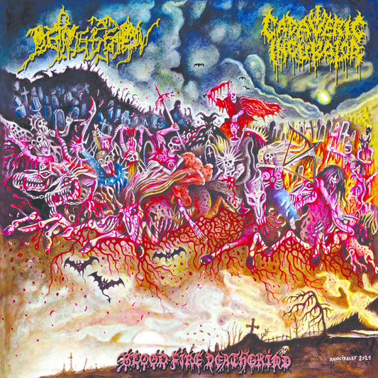 Cadaveric Incubator / Depression - Blood Fire Deathgrind 7"