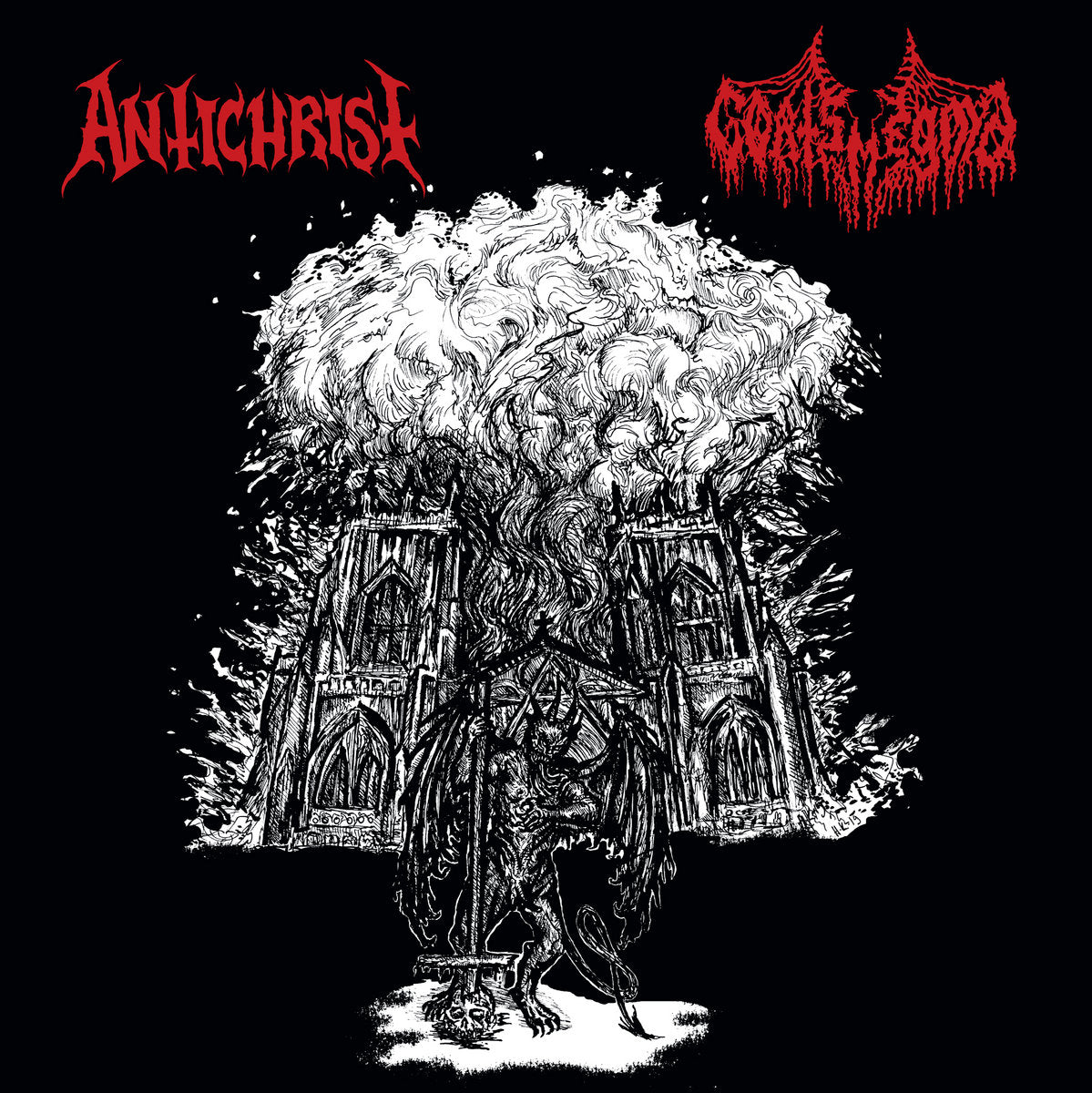 Antichrist/Goatsmegma - Antichrist/Goatsmegma CD