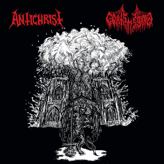 Antichrist/Goatsmegma - Antichrist/Goatsmegma LP