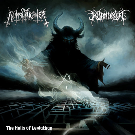 Nunslaughter/Kurnugia - The Halls of Leviathan CD