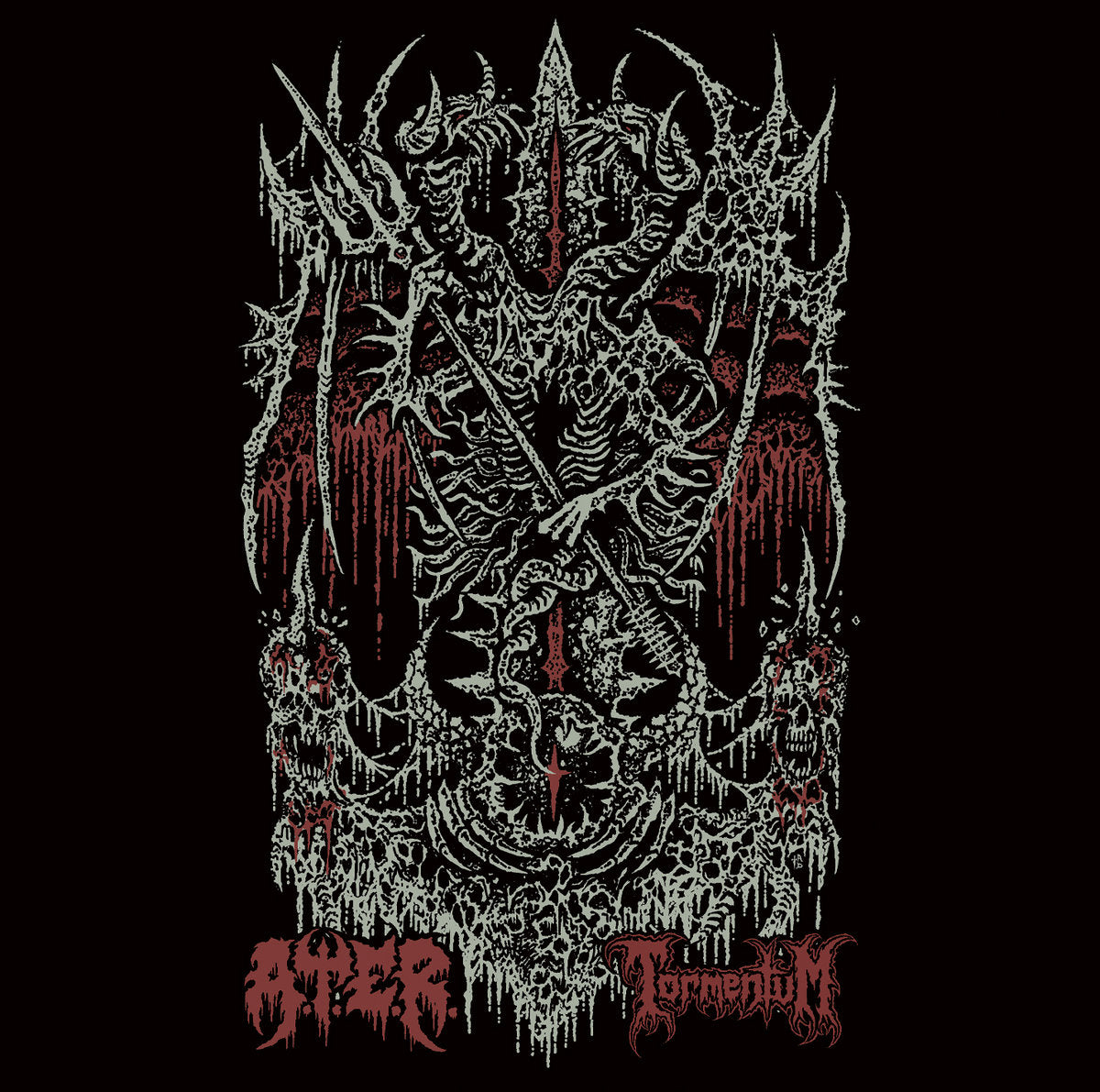A.T.E.R. / Tormentum - Mexican-Canadian Stenchcore Inferno CD