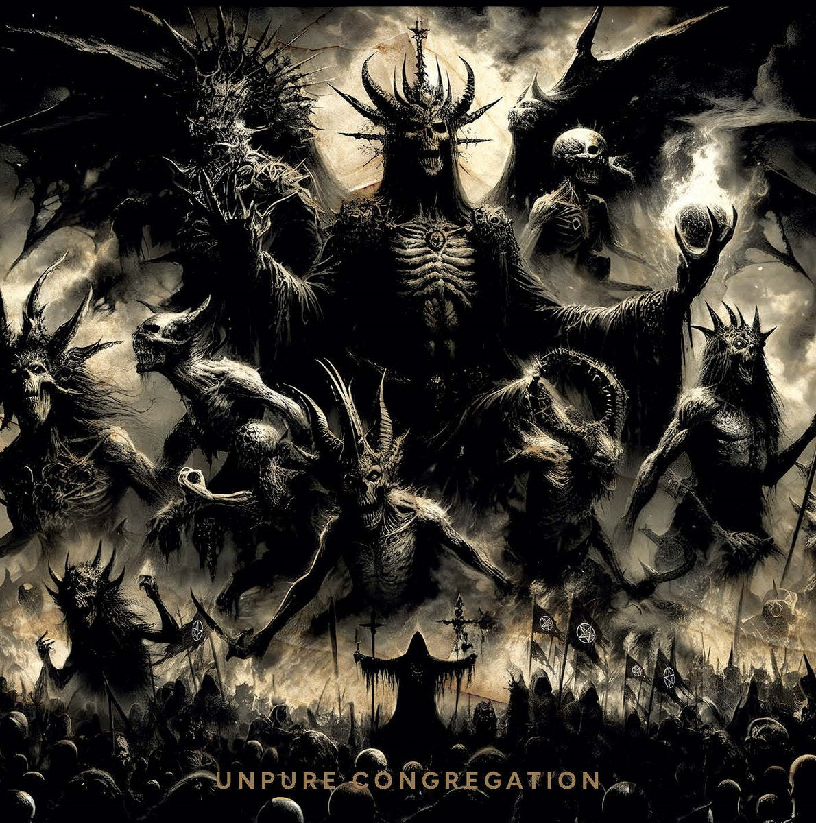 Waroath/Grave Desecration - Unpure Congregation CD