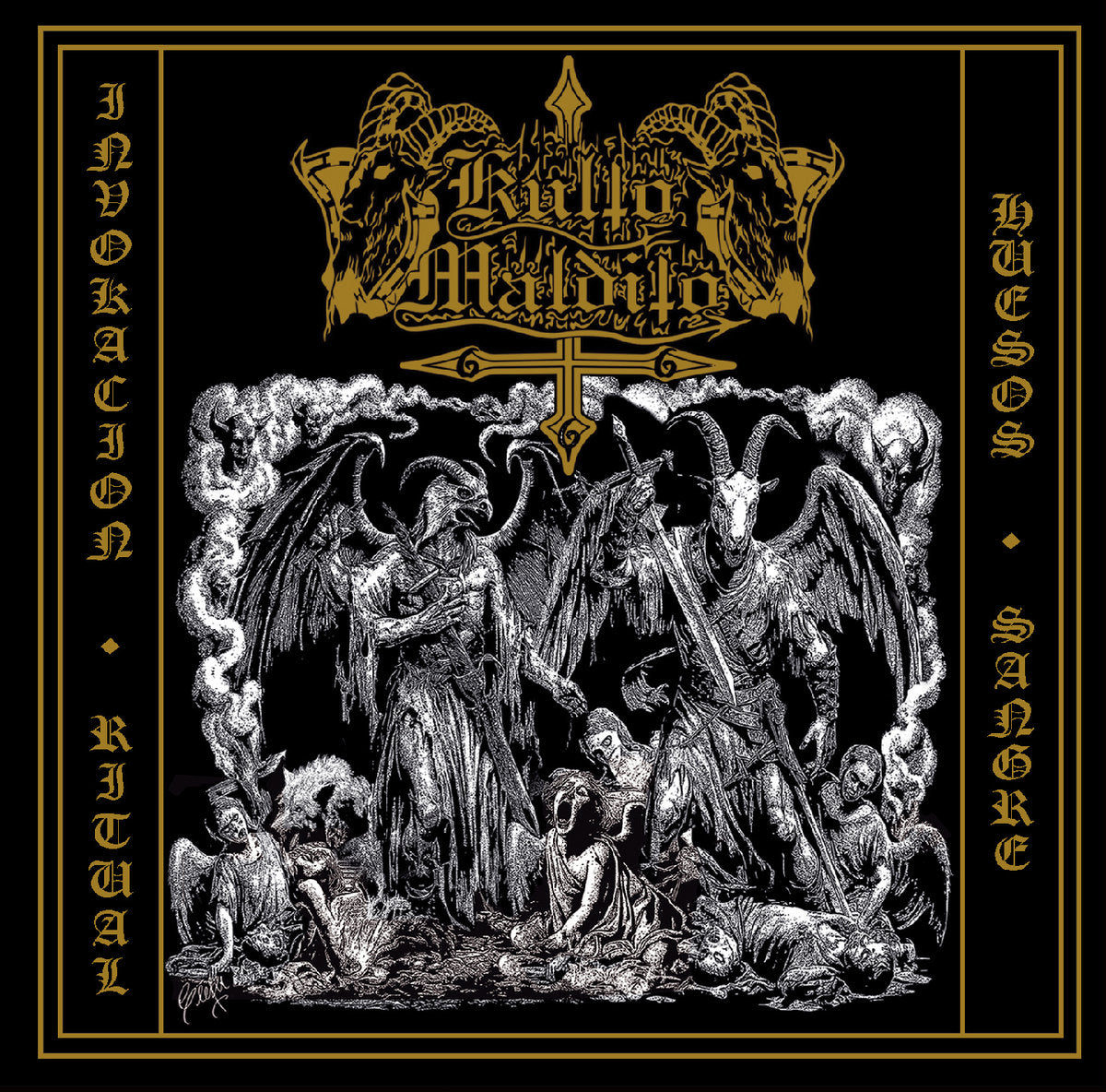 Kulto Maldito - Invokacion.Ritual.Huesos.Sangre CD