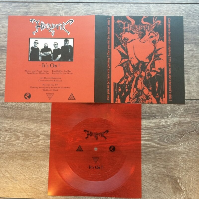 Heretic - It's On 7" Flexi Disc
