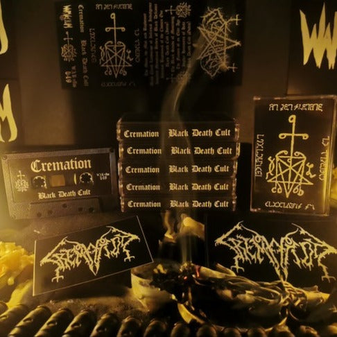 Cremation - Black Death Cult MC (/w patch & sticker)