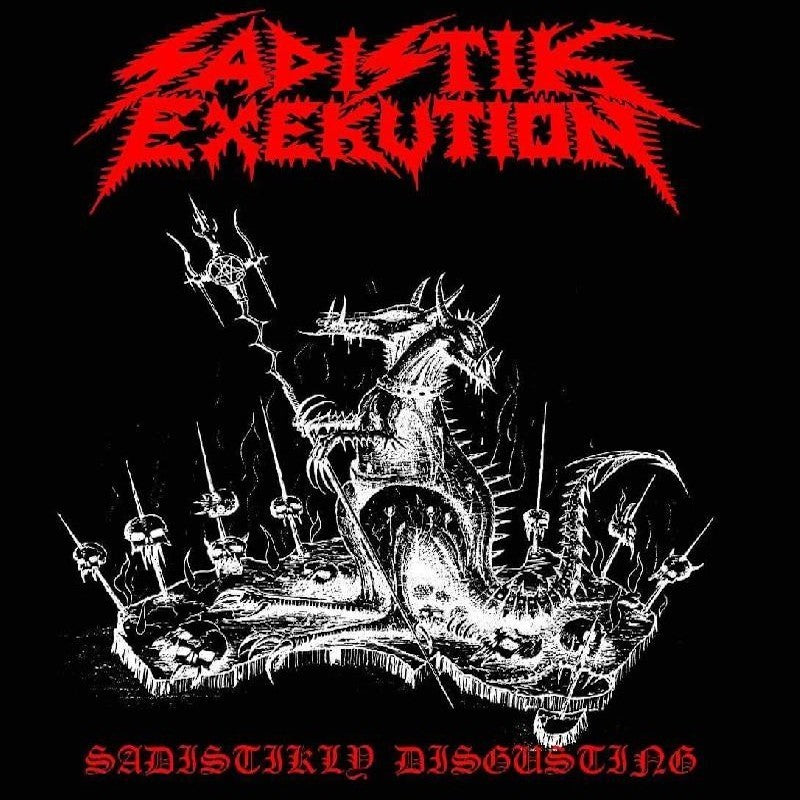 Sadistik Exekution/Doomed and Disgusting - Sadistikly Disgusting/The Devil Down Under 7"